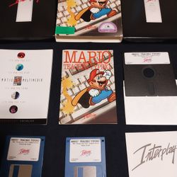 Mario Teaches Typing Game Mint Vintage 