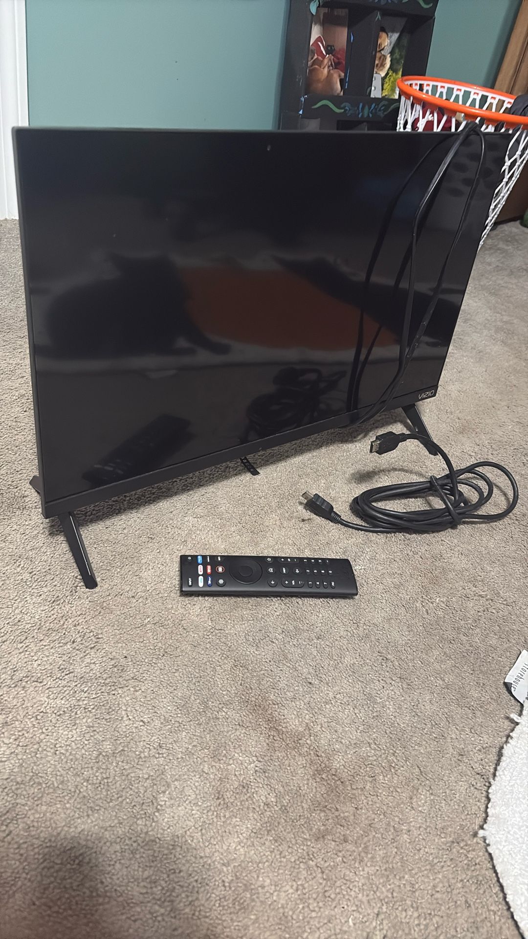 Vizio TV - 24 Inch With Remote And HDMI Cord