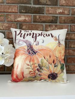 Hey pumpkin pillow case