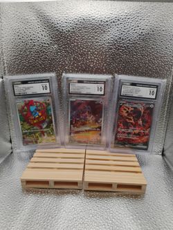 CGC Gem Mint 10 Japanese Pokémon Cards Lot of 3