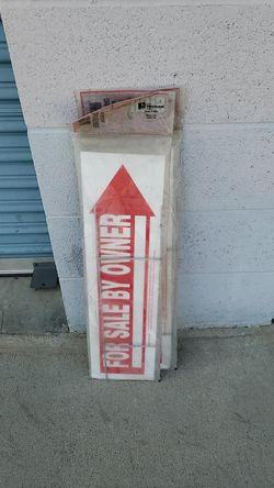 For sale signs