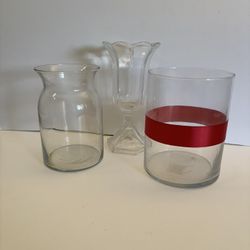 Floral Glass Vases And Mason Jars