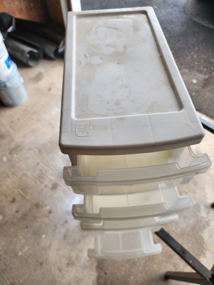 Plastic 4 Drawer Organizer