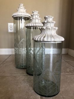 Glass Jar Set with Lids