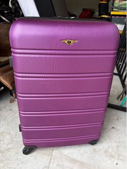 Purple hardshell spinner 29” suitcase luggage