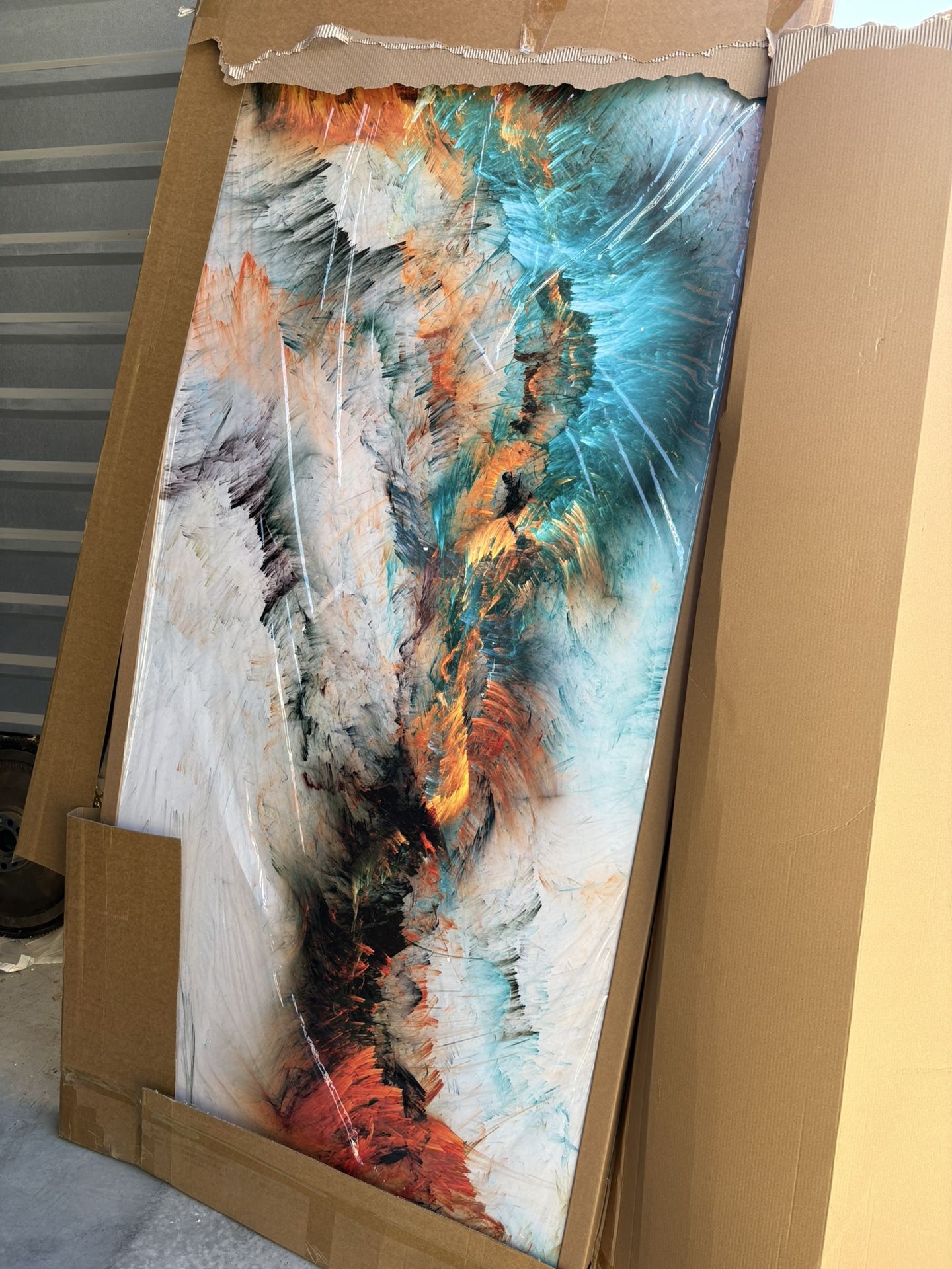 77”x38.5” wall art