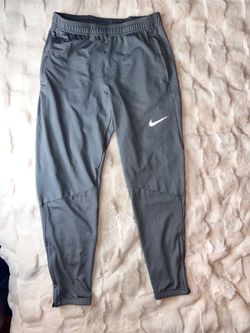Men’s | SML | Nike Dark Gray Athletic Track Pants with White swoosh
