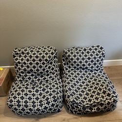 Two Bean Bag Chairs 