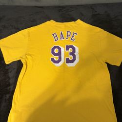 XL Lakers Bape Shirt