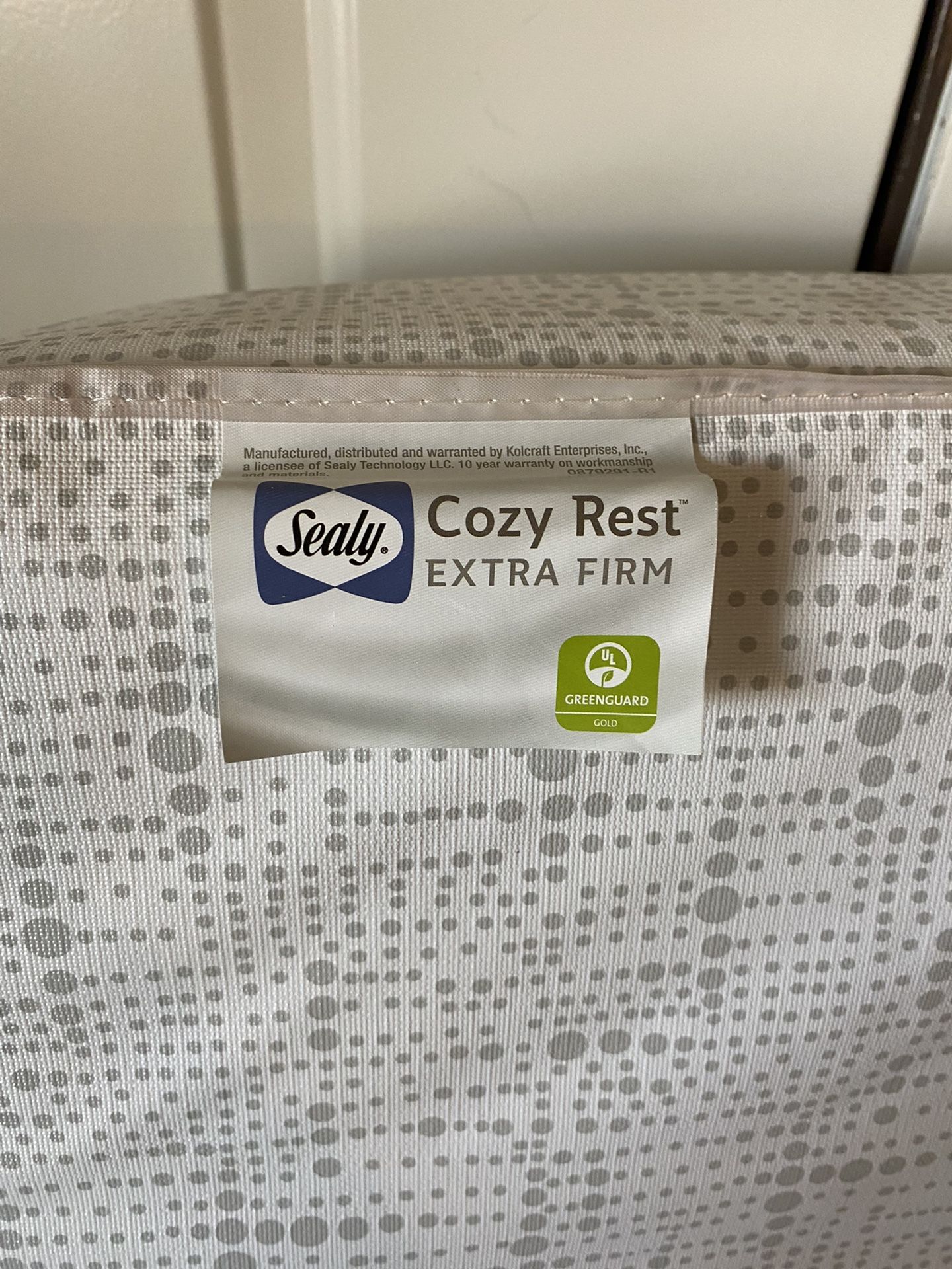 Sealy cozy rest 2025 extra firm crib mattress