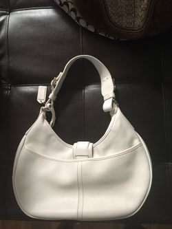 White coach purse