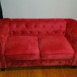 Red Love Seat