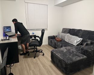 Gray sofa