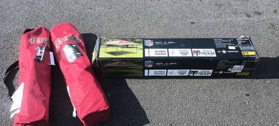 49ers Canopy and Chairs