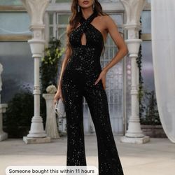 Sequin Jumpsuit 