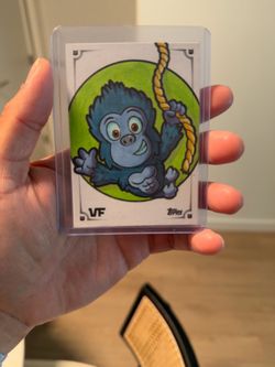 1 of 1 Topps Chrome Gratitude Gorilla Sketch