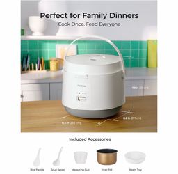 CUCKOO Basic Rice Cooker 10-Cup Uncooked / 20-Cup Cooked, Large Rice Maker and Warmer with Nonstick Inner Pot, Easy to Use with Auto Keep Warm, Includ