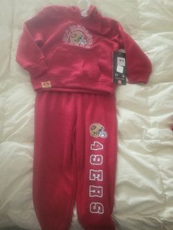 Brand New Boys San Franciscon49ers Sweatsuit