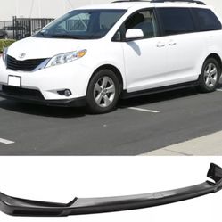 Fits 11-17 Toyota Sienna XL30 Van MP Style Front Bumper Lip Spoiler Unpainted