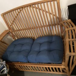 Wicker Bench