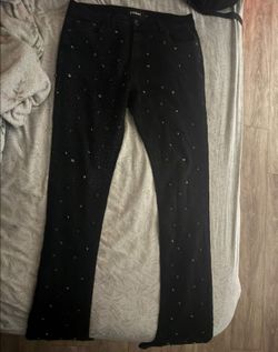 Guapi all black embelIshed jeans
