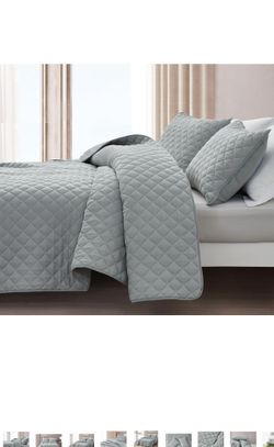 3-Piece Cotton Gauze King Quilt Set