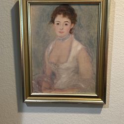 Auguste Renoir /Madame Henriot(c 1876) Print Custom Framed