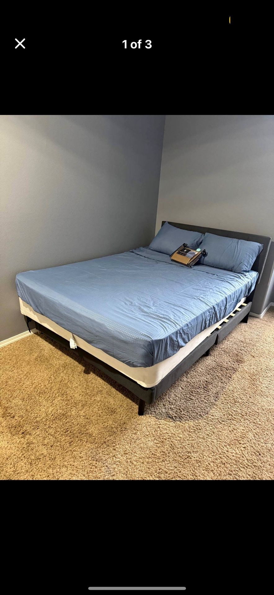 Full Bed Frame /full Mattress 