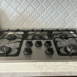 frigidaire cooktop 36 inch 5 burners stainless steel gas