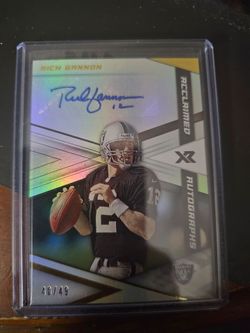 Rich Gannon Auto numbered 40/49