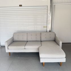 Free Delivery: West elm reversible sectional!