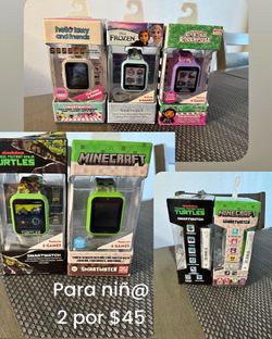 Smartwatch para niñ@ 2 x $40