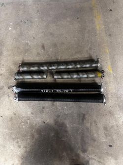 Spring garage door