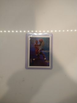 NBA Hoops Michael Jordan Art Card