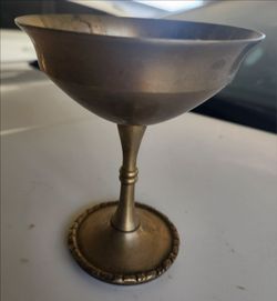 Vintage Metal Chalice Goblet Cup