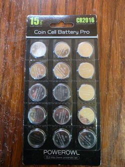 New packs of batterys