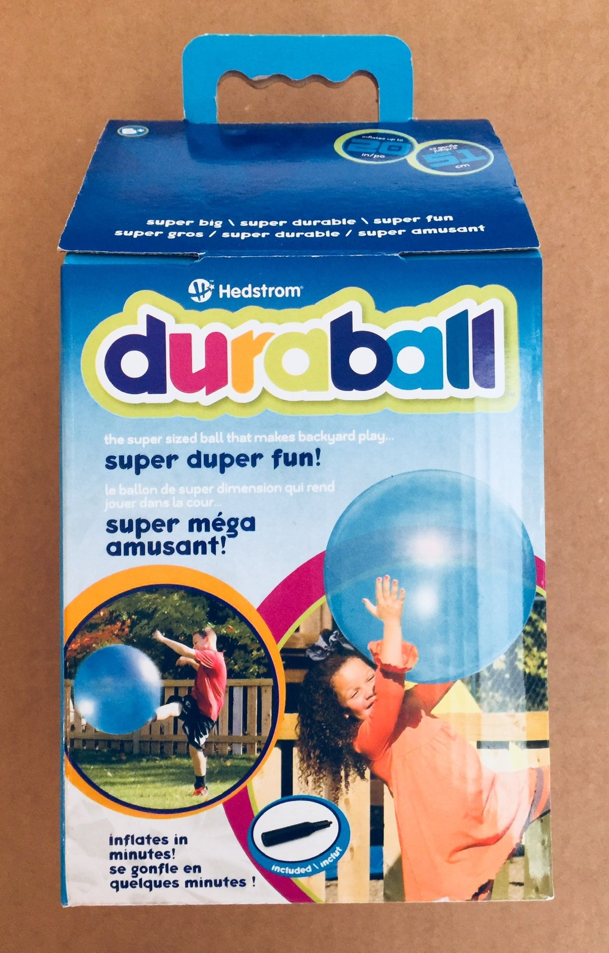 20” Play/Exercise Ball with Pump. BRAND NEW. Five available at $8 each