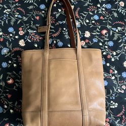 Vintage Coach Leather Tan Tote