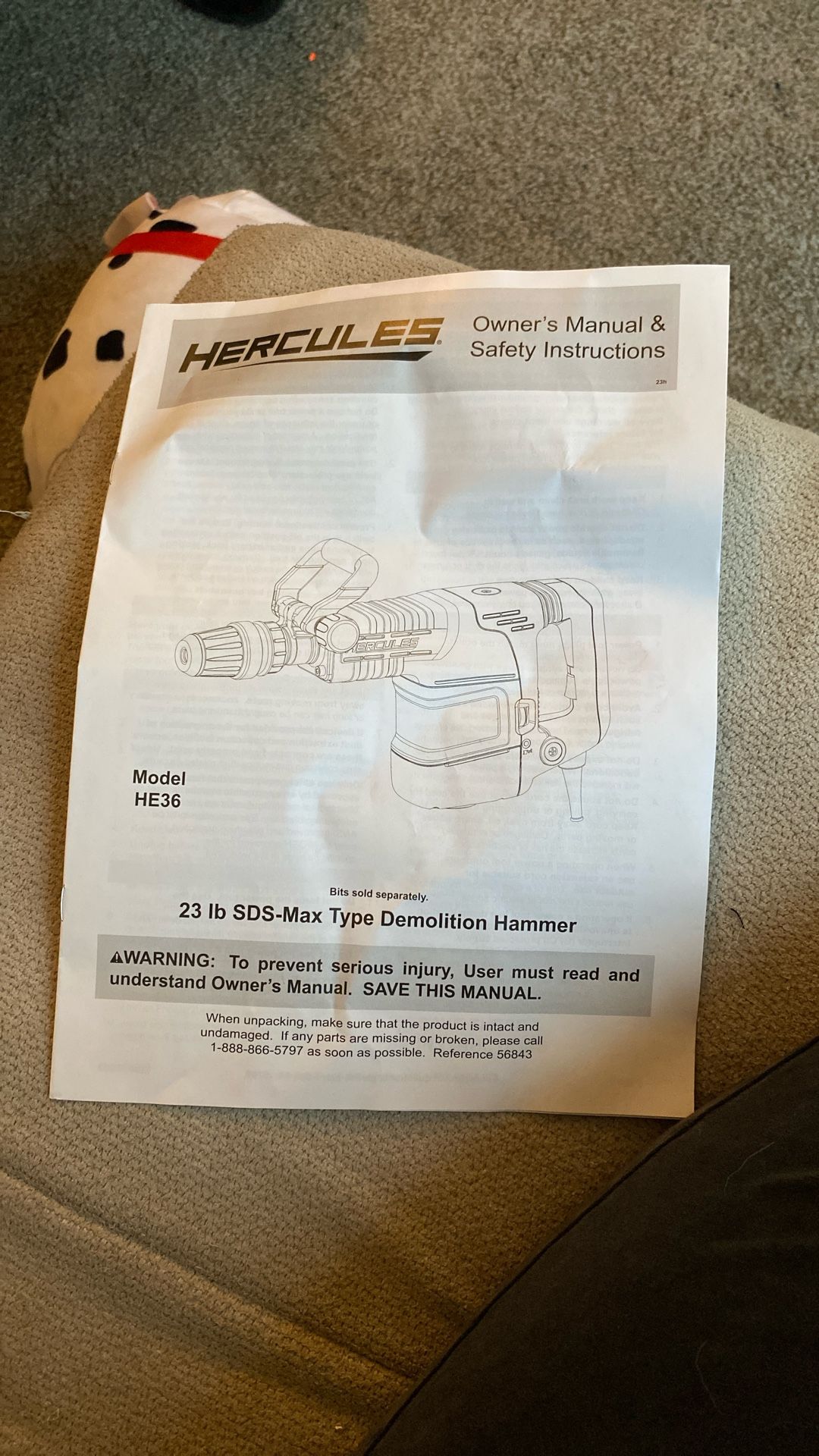 Hercules Demolition Hammer