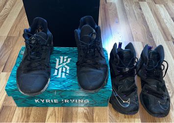 Men’s Nike LeBron 13 "Pot of Gold" & Nike Kyrie 3 “Marble” Sneakers