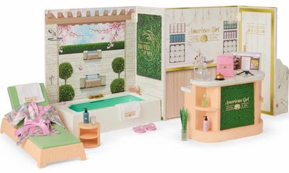 American Girl Hotel & Spa Playset – Excellent Condition