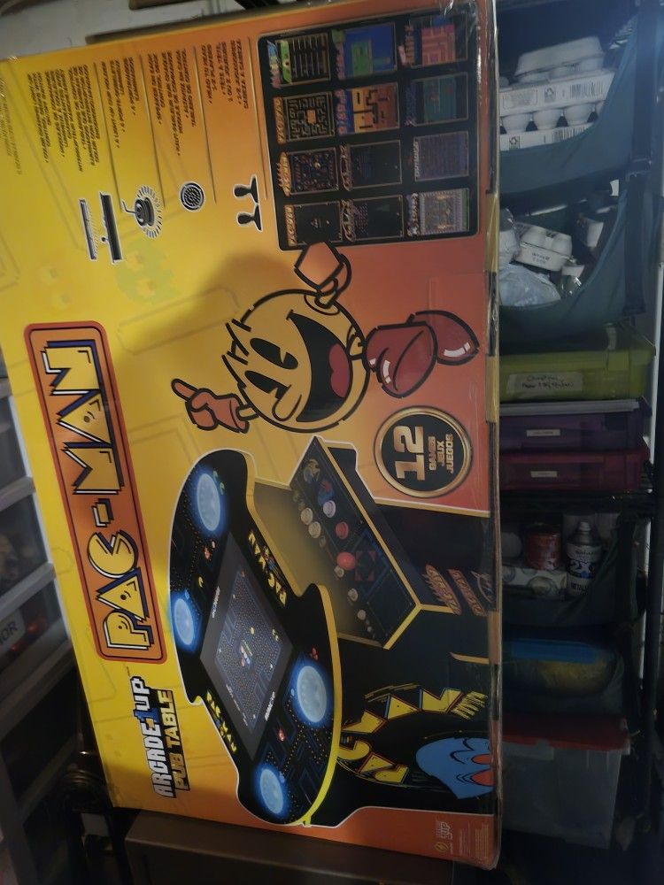 Pac Man  Arcade Up Pub Table. 