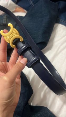 Navy blue and Brown belt