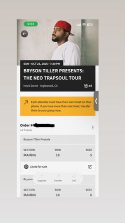 Bryson Tiller Presents: THE NEO TRAPSOUL TOUR October 25 tickets