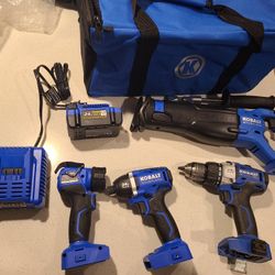 Kobalt 4 PC Tool Set With Case