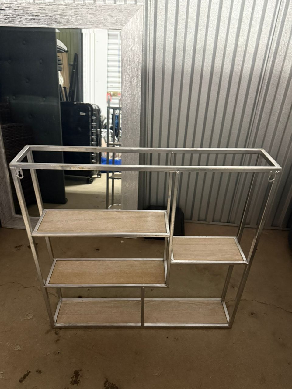 Modern Metal & Wood Shelf