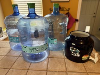 5 Gallon Water Jugs and Dispenser