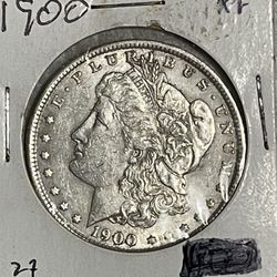 1900 Silver Morgan Dollar