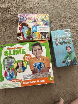 Toys Kits Slime, Tie Dye, Insta Camera NEW