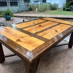 Solid Wood, Handmade, Heavy Table